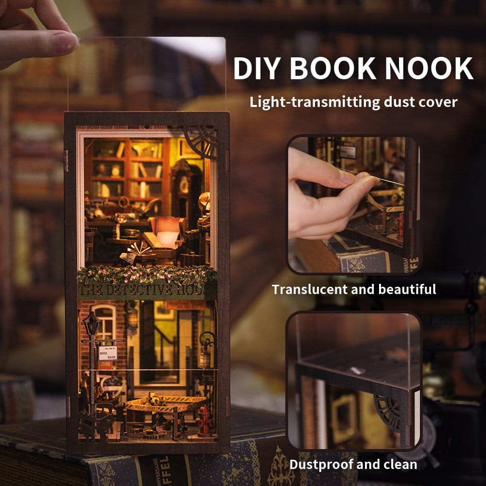 Maquette Book Nook Rose Detective Agency 23 x 11 cm