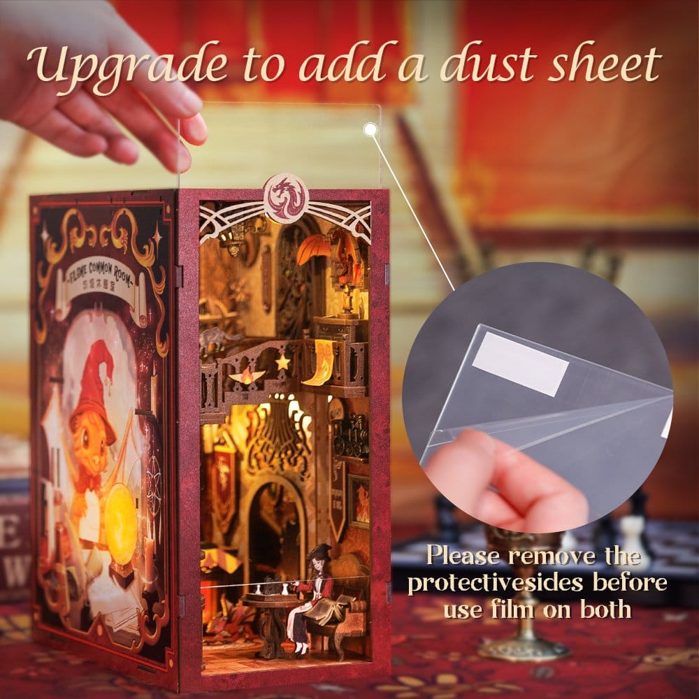 Maquette Book Nook Flame Common Room 23 x 11 cm