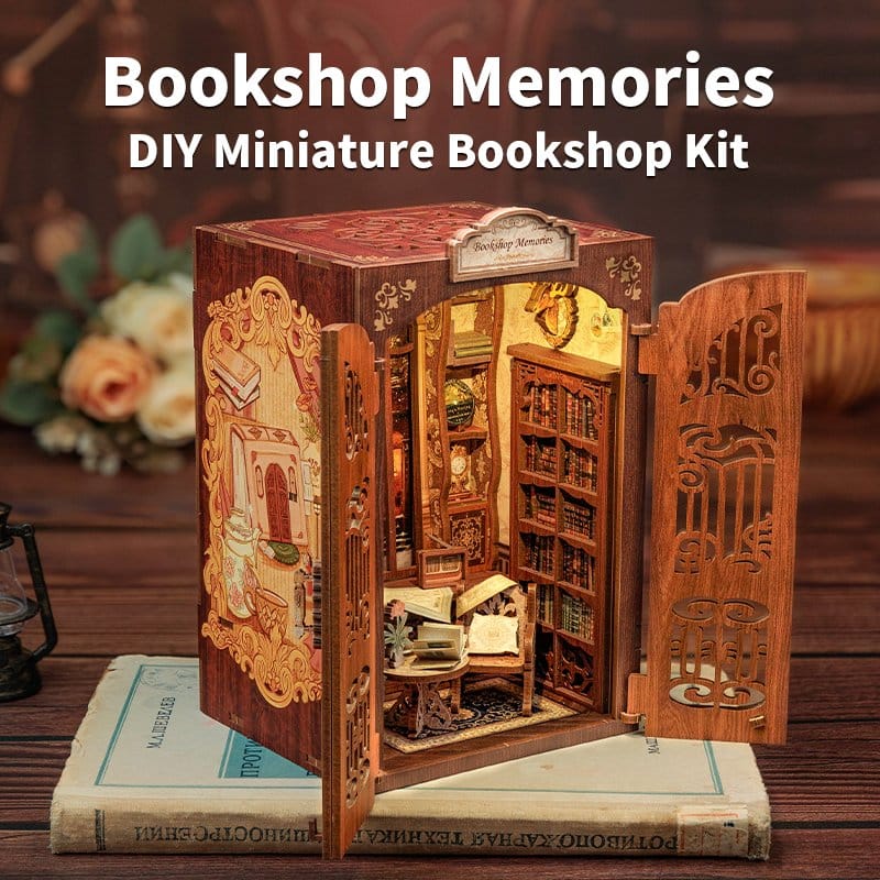 Maquette Book Nook Bookshop Memories 17 x 10 cm