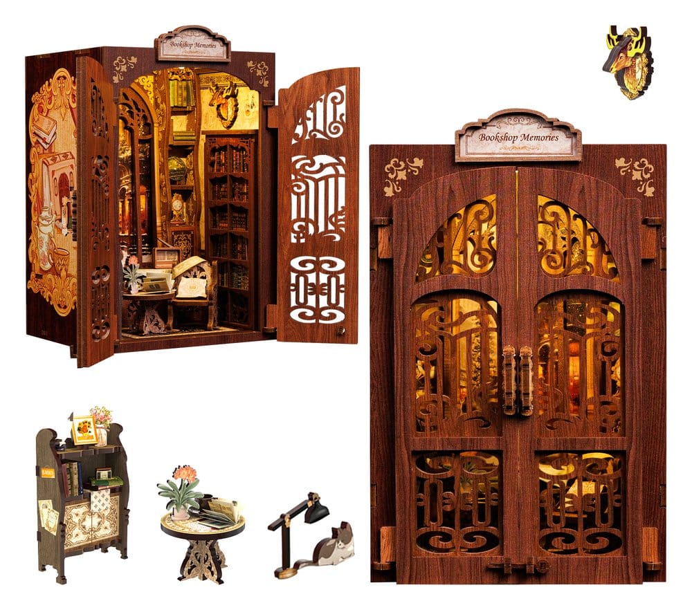 Maquette Book Nook Bookshop Memories 17 x 10 cm
