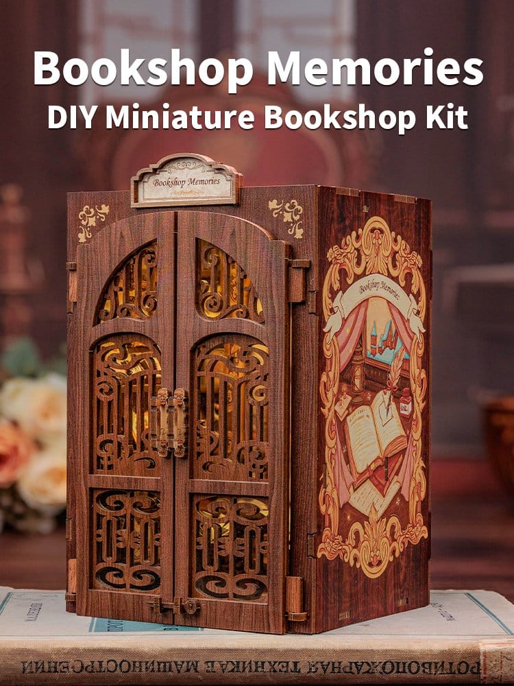 Maquette Book Nook Bookshop Memories 17 x 10 cm
