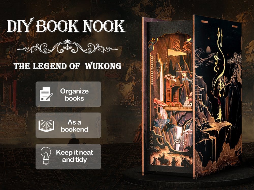 Maquette Book Nook The Legend of Wukong 22 x 8 cm