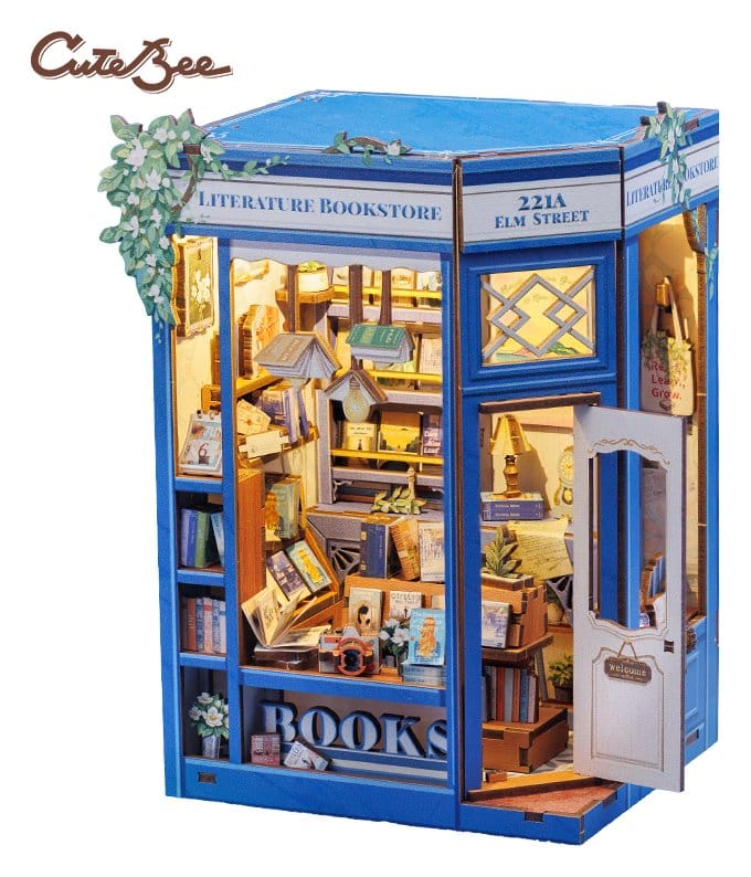 Maquette Book Nook Literature Bookstore 17 x 12 cm