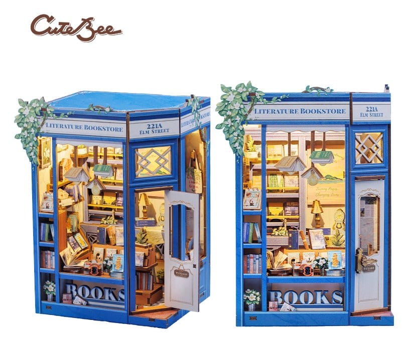Maquette Book Nook Literature Bookstore 17 x 12 cm
