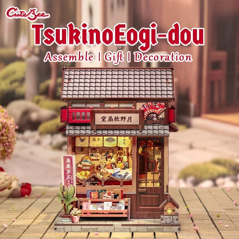 Figurine Model Kit Miniature House Tsukino Eogi-dou 19 x 14 cm