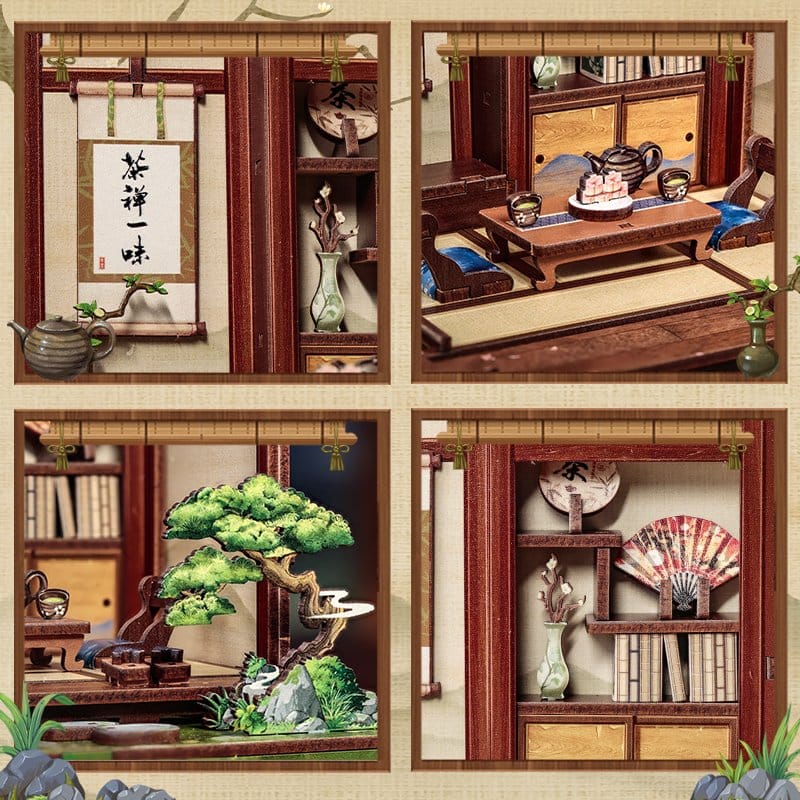 Maquette Miniature House Kirishima Cha-an 19 x 14 cm