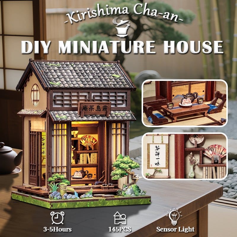 Maquette Miniature House Kirishima Cha-an 19 x 14 cm