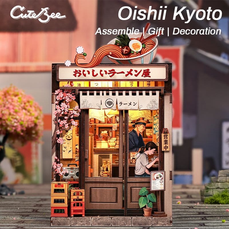 Figurine Model Kit Miniature House Oishii Kyoto 22 x 13 cm