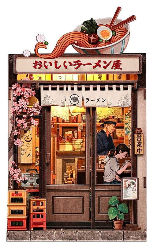Figurine Model Kit Miniature House Oishii Kyoto 22 x 13 cm
