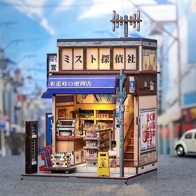 Maquette Miniature House Beika-cho Convenience Store 22 x 15 cm