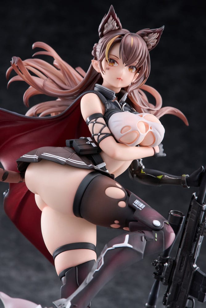 Original Character statuette 1/7 Ijuu Senki Series: Sniper Karihime Limited Distribution 27 cm