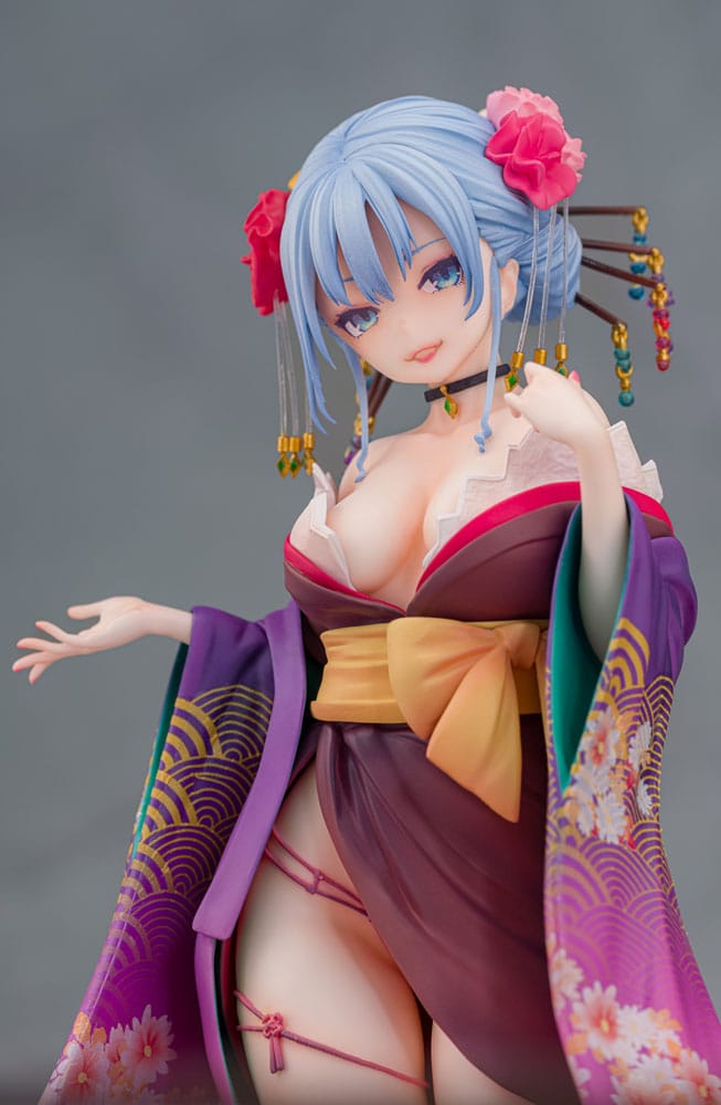 Original Character statuette 1/7 Shujuu Ecstasy Shion Oiran Ver. 15 cm