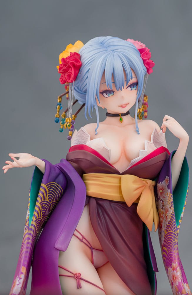 Original Character statuette 1/7 Shujuu Ecstasy Shion Oiran Ver. 15 cm