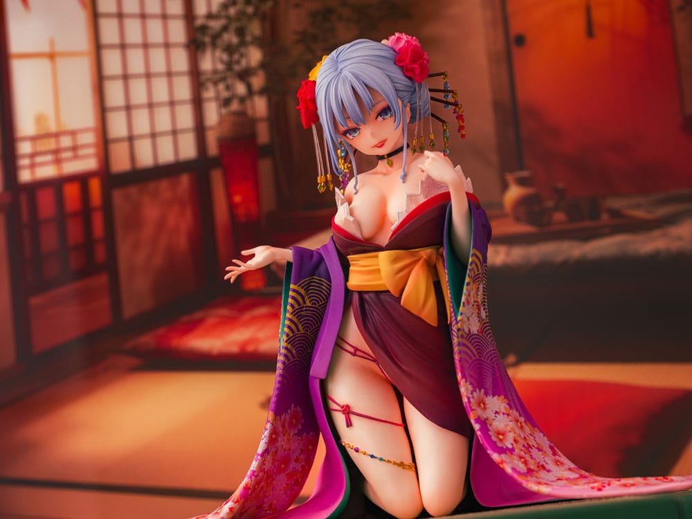 Original Character statuette 1/7 Shujuu Ecstasy Shion Oiran Ver. 15 cm