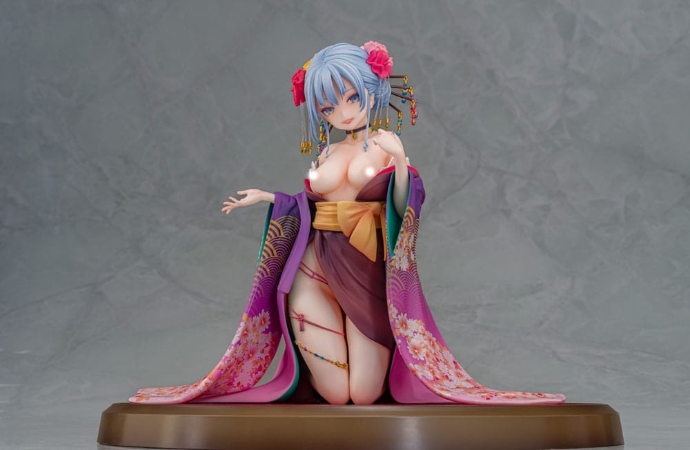 Original Character statuette 1/7 Shujuu Ecstasy Shion Oiran Ver. 15 cm