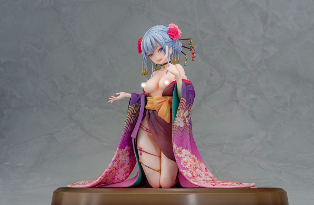 Original Character statuette 1/7 Shujuu Ecstasy Shion Oiran Ver. 15 cm