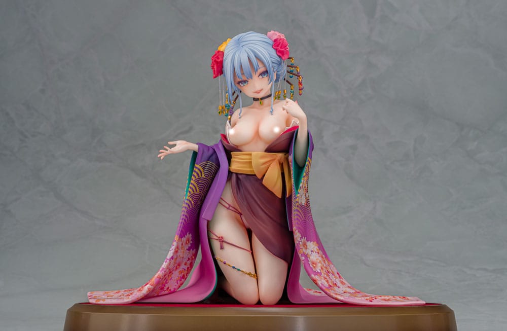 Original Character statuette 1/7 Shujuu Ecstasy Shion Oiran Ver. 15 cm