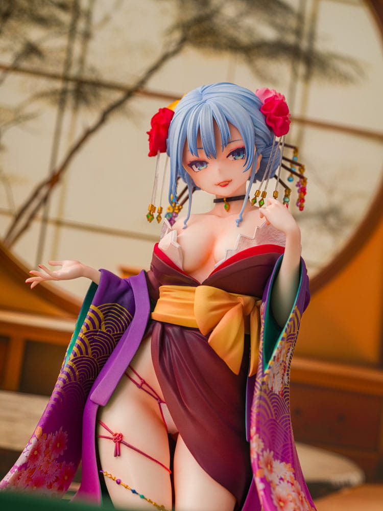 Original Character statuette 1/7 Shujuu Ecstasy Shion Oiran Ver. 15 cm
