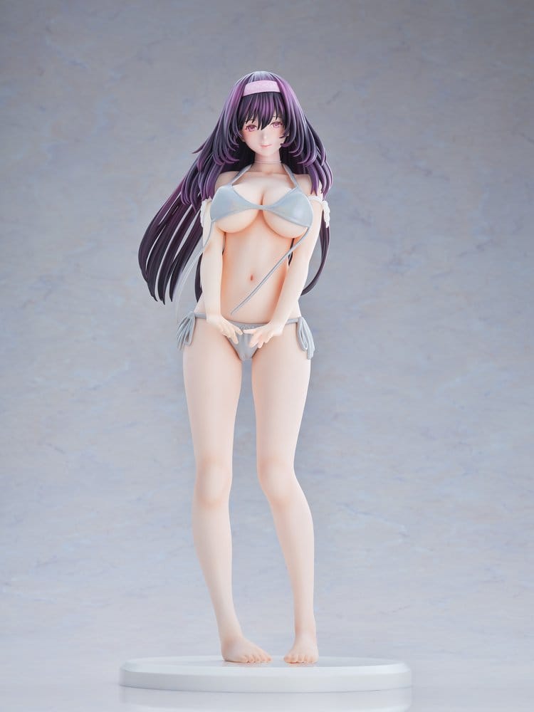Original Model statuette 1/5 Tomoe Sakura Swimsuit Black Hair Ver. Illustration by Toshi Tsutakaze 32 cm