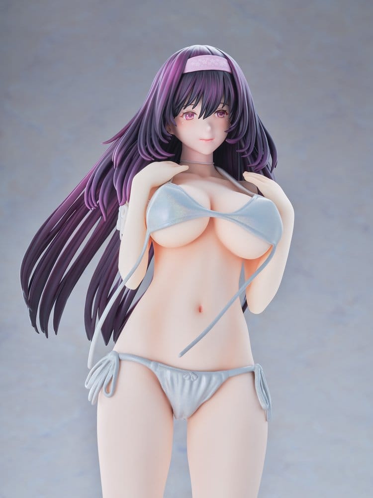 Original Model statuette 1/5 Tomoe Sakura Swimsuit Black Hair Ver. Illustration by Toshi Tsutakaze 32 cm