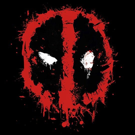 Deadpool Toile Splat 40x40 cm