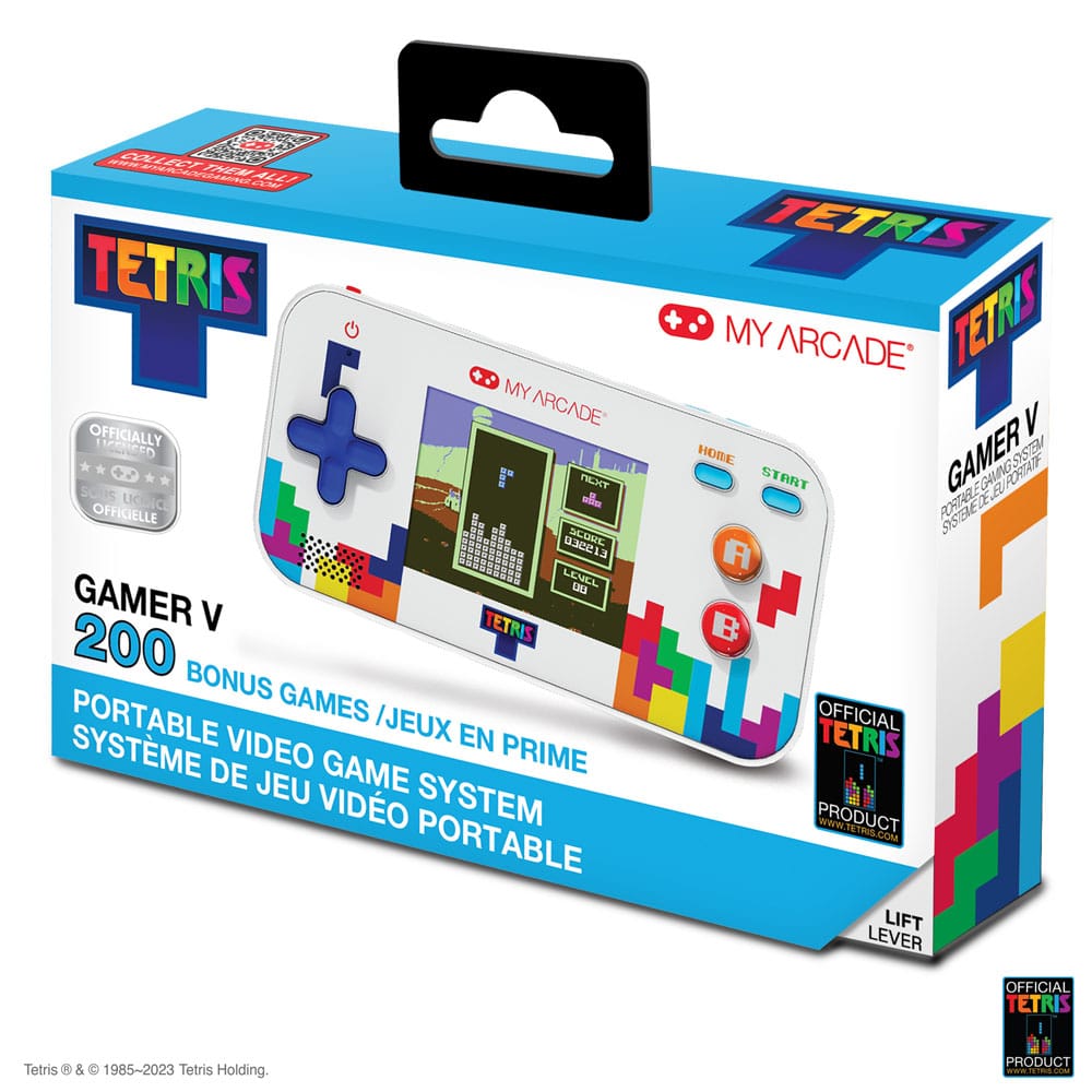 Tetris Console de jeux vidéo portable Gamer V