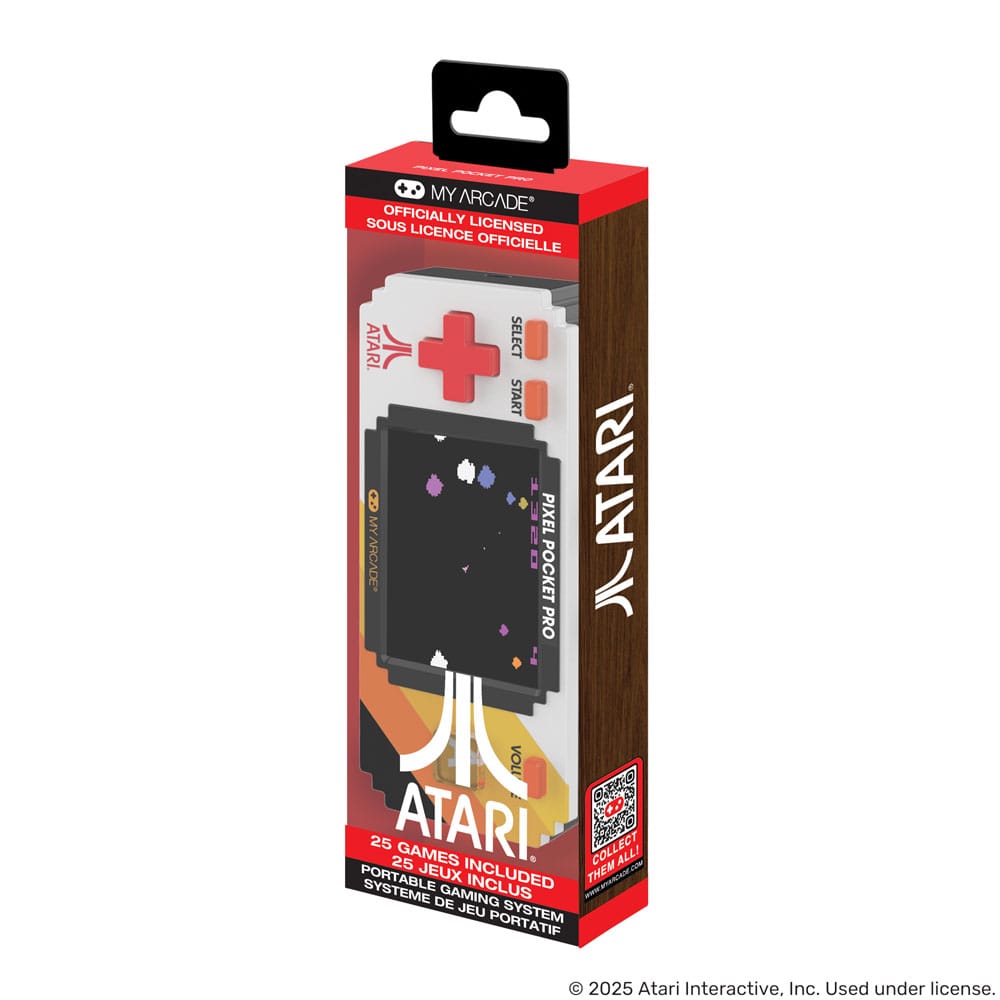 My Arcade Atari Console de jeu portable Pixel Pocket Pro