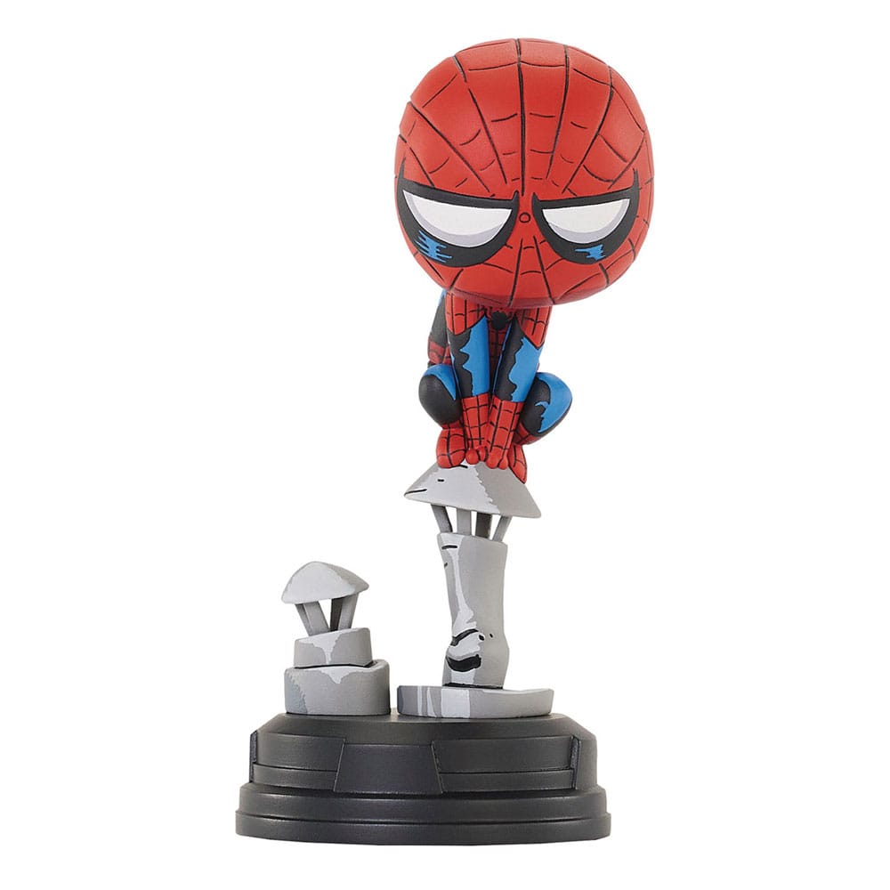 Marvel Animated statuette Spider-Man on Chimney 15 cm