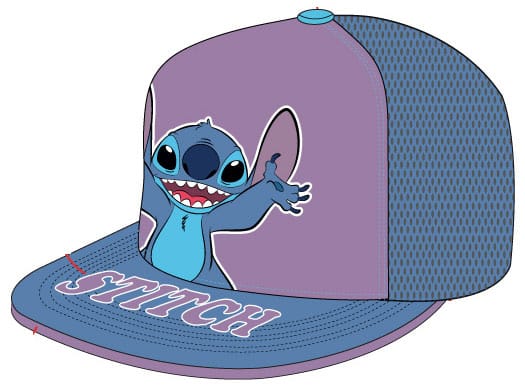 Lilo & Stitch casquette hip hop Cap Stitch Standing