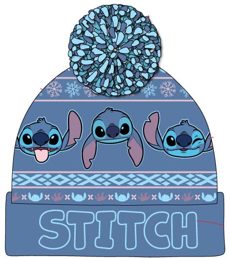 Lilo & Stitch bonnet Pom-Pom Dark Blue