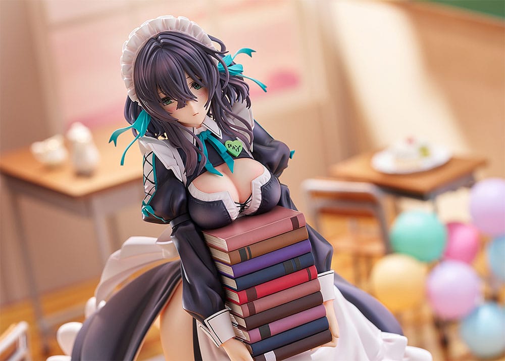 Original Illustration statuette PVC 1/6 Maid Maison Hanikami Kanojo Hikage Chigami Illustration by Piromizu 28 cm