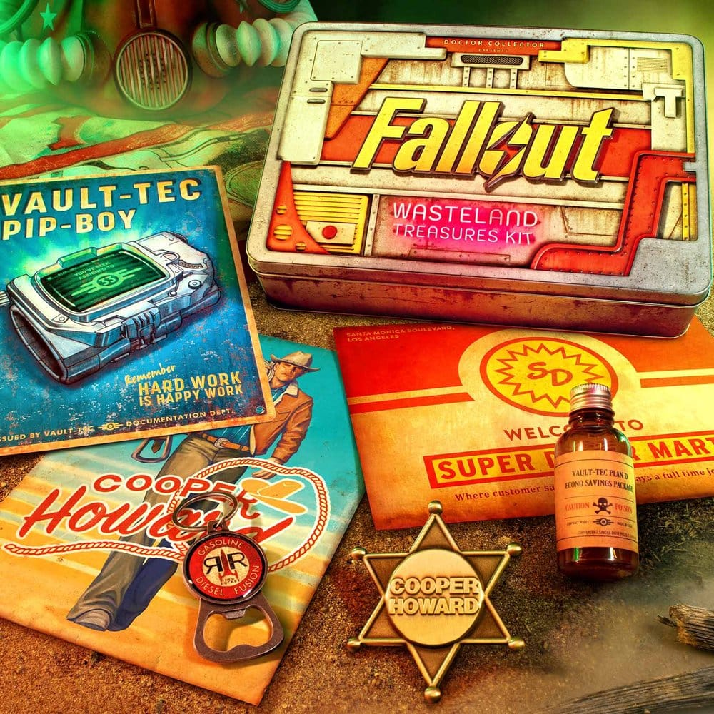 Fallout coffret cadeau Wasteland Treasures Kit