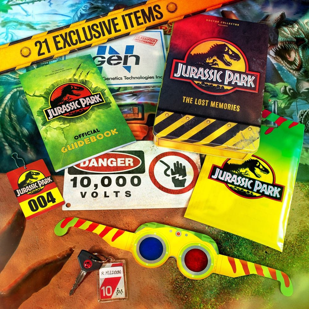 Jurassic Park coffret cadeau The Lost Memories Kit