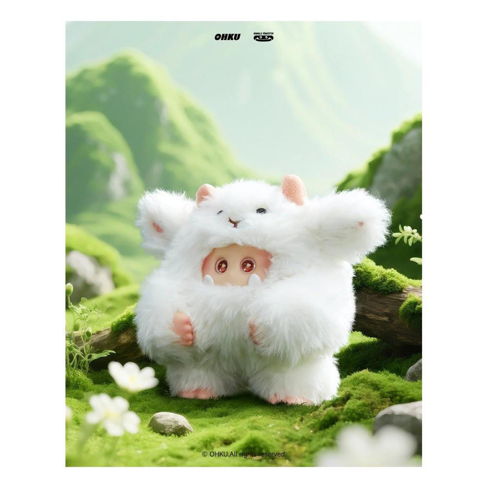 Giggle Monster présentoir porte-clés peluche 11 cm  Furry Forest Series(6)