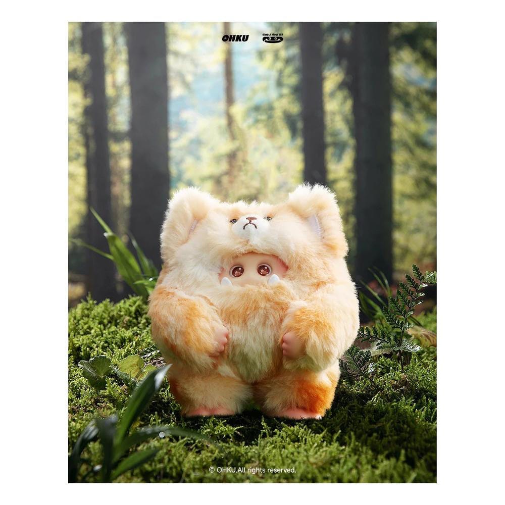 Giggle Monster présentoir porte-clés peluche 11 cm  Furry Forest Series(6)