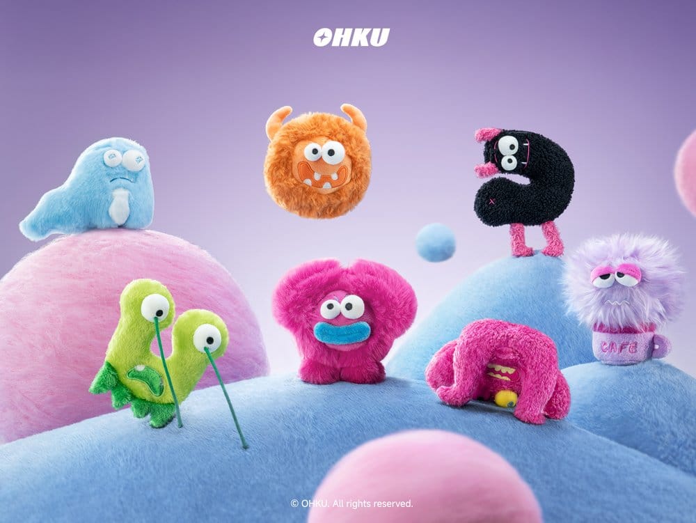 Giggle Monster assortiment mini breloque en peluche Blind Box Quirky Work Fam (6)