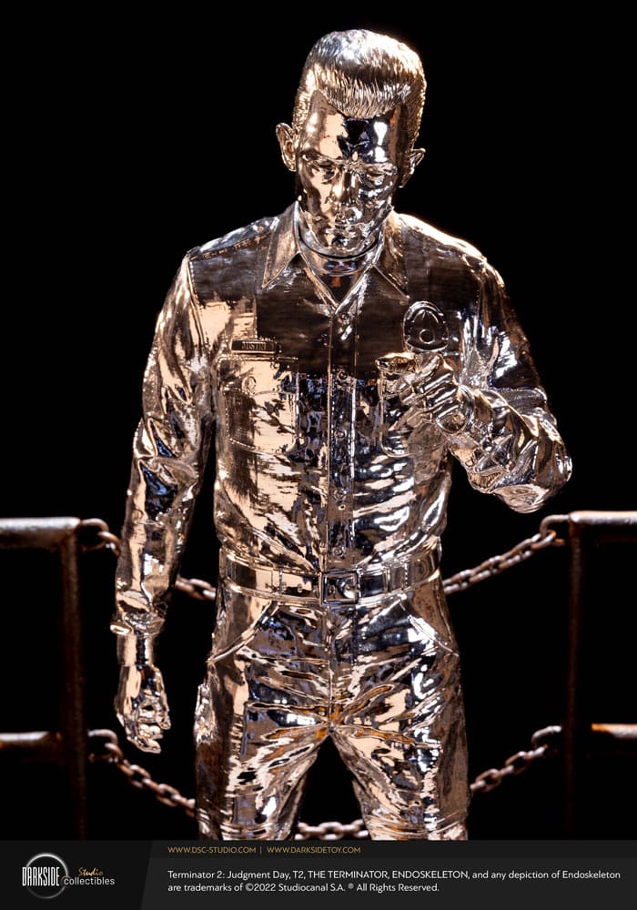 Terminator 2 Judgement Day statuette Premium 1/3 T-1000 Liquid Metal 30th Anniversary Edition 70 cm