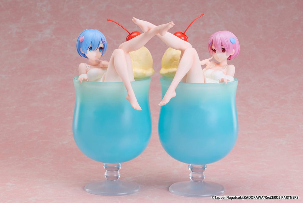 Re:Zero Starting Life in another World statuette PVC 1/7 Ram Cream Soda Ver. 21 cm