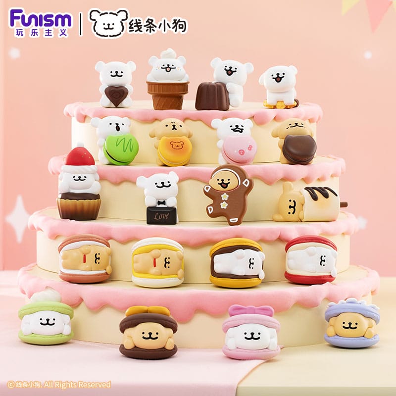Maltese pack 3 présentoir mini-figurines Sweet Box Series Puppy Face 9 cm (6)