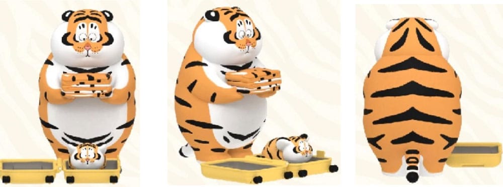 I Am Not Fat Tiger présentoir mini-figurines Roaring Love Series 9 cm (8)