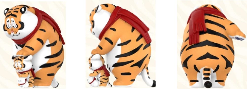 I Am Not Fat Tiger présentoir mini-figurines Roaring Love Series 9 cm (8)