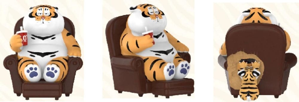 I Am Not Fat Tiger présentoir mini-figurines Roaring Love Series 9 cm (8)