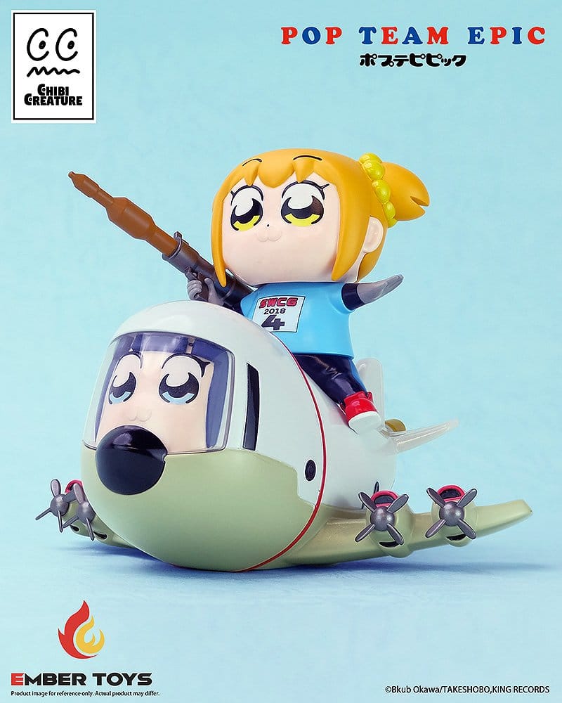 Pop Team Epic pack 2 figurines Vinyl Chibi Creature POPUKO & PIPIMI: Skeleton Competition Ver.
