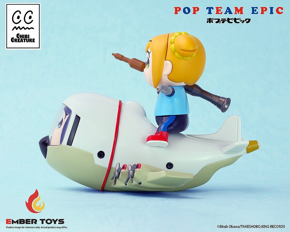 Pop Team Epic pack 2 figurines Vinyl Chibi Creature POPUKO & PIPIMI: Skeleton Competition Ver.