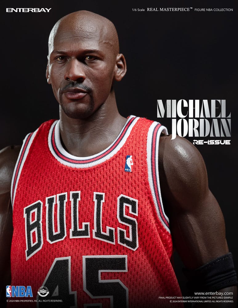 NBA Collection figurine Real Masterpiece 1/6 Michael Jordan I'm Back Edition Limited 30 cm
