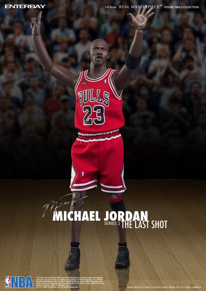 NBA Collection figurine Real Masterpiece 1/6 Michael Jordan Series 2 (Road Jersey Edition) 33 cm