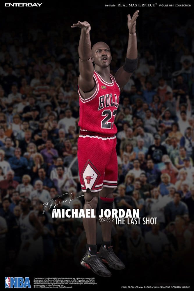 NBA Collection figurine Real Masterpiece 1/6 Michael Jordan Series 2 (Road Jersey Edition) 33 cm