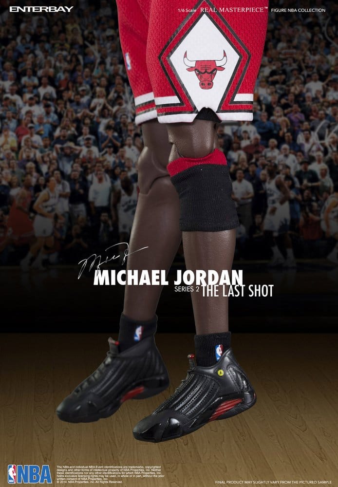 NBA Collection figurine Real Masterpiece 1/6 Michael Jordan Series 2 (Road Jersey Edition) 33 cm