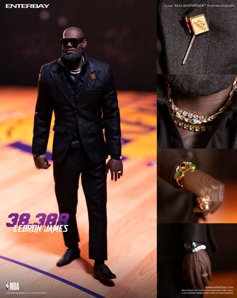 NBA Collection figurine Real Masterpiece 1/6 Lebron James Special Edition 30 cm
