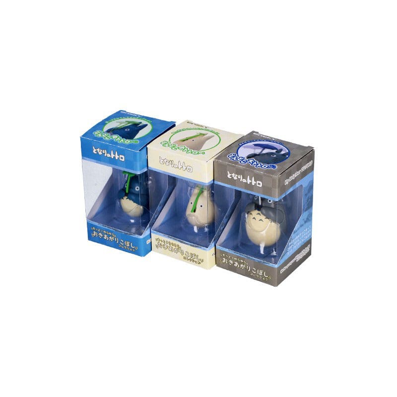 Mon voisin Totoro figurine culbuto Mid Totoro with leaf 6 cm